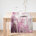 - Runner-3887-1 - Realhomes Soyut Tarzda Çiçek Ve Etnik Desenli Özel Tasarım Dijital Baskılı Modern Runner Realhomes