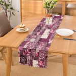 - Runner-3889 - Realhomes Patchwork Desen Dijital Baskılı Modern Runner Realhomes