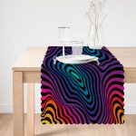 Soyut Dairesel Tasarım Dijital Baskılı Özel Tasarım Modern Runner Realhomes