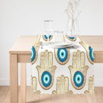 - Runner-3894-1 - Realhomes Etnik Motifli Dijital Baskılı Modern Runner Realhomes