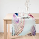 Realhomes Sulu Boya Desenli Özel Tasarım Dijital Baskılı Modern Runner Realhomes