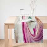 Realhomes Sulu Boya Desenli Özel Tasarım Dijital Baskılı Modern Runner Realhomes