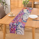 - Runner-3919 - Realhomes Etnik Motifli Özel Tasarım Dijital Baskılı Modern Runner Realhomes