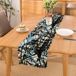 - Runner-3920 - Realhomes Renkli Mozaik Desenli Özel Tasarım Dijital Baskılı Modern Runner Realhomes