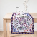 Çini Desenli Dijital Baskılı Modern Runner Realhomes