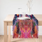 - Runner-3935-1 - Realhomes Sulu Boya Desenli Özel Tasarım Dijital Baskılı Modern Runner Realhomes