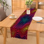 - Runner-3951 - Realhomes Soyut Karmaşık Motifli Özel Tasarım Dijital Baskılı Modern Runner Realhomes