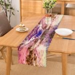 - Runner-3959 - Realhomes Altın Ve Karmaşık Renk Motifli Özel Tasarım Dijital Baskılı Modern Runner Realhomes