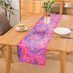 - Runner-3991 - Realhomes Karmaşık Boya Desenli Özel Tasarım Dijital Baskılı Modern Runner Realhomes