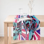 Karmaşık Geometrik Şekiller Özel Tasarım Dijital Baskılı Modern Runner Realhomes