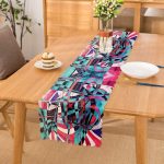 Karmaşık Geometrik Şekiller Özel Tasarım Dijital Baskılı Modern Runner Realhomes