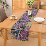 - Runner-4025 - Realhomes Etnik Desenli Özel Tasarım Dijital Baskılı Modern Runner Realhomes