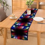 - Runner-4026 - Realhomes Rengârenk Karışık Puanlı Özel Tasarım Dijital Baskılı Modern Runner Realhomes