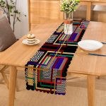 Geometrik Desenli Özel Tasarım Dijital Baskılı Modern Runner Realhomes