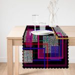 - Runner-4095-1 - Realhomes Geometrik Motifli Özel Tasarım Dijital Baskılı Modern Runner Realhomes