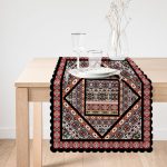 - Runner-4109-1 - Realhomes Etnik Desenli Özel Tasarım Dijital Baskılı Modern Runner Realhomes