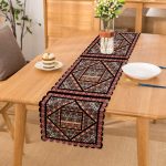 - Runner-4109 - Realhomes Etnik Desenli Özel Tasarım Dijital Baskılı Modern Runner Realhomes