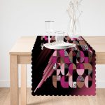 - Runner-4113-1 - Realhomes Geometrik Motifli Özel Tasarım Dijital Baskılı Modern Runner Realhomes