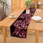 - Runner-4113 - Realhomes Geometrik Motifli Özel Tasarım Dijital Baskılı Modern Runner Realhomes