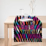 - Runner-4119-1 - Realhomes Rengarenk Soyut Desenli Özel Tasarım Dijital Baskılı Modern Runner Realhomes