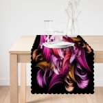 Renkli Abstract Desenli Özel Tasarım Dijital Baskılı Modern Runner Realhomes