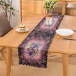 - Runner-4138 - Realhomes Çiçek Desenli Özel Tasarım Dijital Baskılı Modern Runner Realhomes