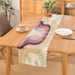 - Runner-4183 - Realhomes Abstract Geometrik Motifli Özel Tasarım Dijital Baskılı Modern Runner Realhomes