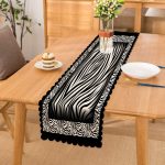 - Runner-4213 - Realhomes Siyah Modern Çizgiler Özel Tasarım Runner Realhomes