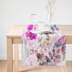 - Runner-4214-1 - Realhomes  Modern Çiçek Tasarımlı Dijital Baskılı Özel Tasarım Runner Realhomes