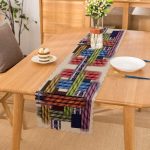 - Runner-4243 - Realhomes Modern Çini Tasarımlı Dijital Baskılı Runner Realhomes