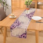 Çiçek Desenli Özel Tasarım Dijital Baskılı Modern Runner Realhomes