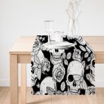 - Runner-4271-1 - Realhomes  Kuru Kafa Ve Kelebek Tasarımlı Runner Realhomes