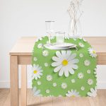 Realhomes Papatya Tasarımlı Dijital Baskılı Modern Runner Realhomes