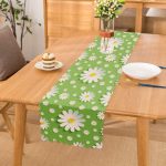 Realhomes Papatya Tasarımlı Dijital Baskılı Modern Runner Realhomes