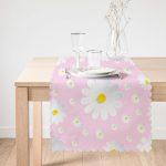 - Runner-4842-1 - Realhomes  Realhomes Papatya Tasarımlı Dijital Baskılı Modern Runner Realhomes