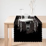 - Runner-5005-1 - Realhomes  Cow Head Özel Tasarım Dijital Baskılı Runner Realhomes