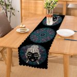 - Runner-5021 - Realhomes Abstract Kadın Figürü Dijital Baskılı Özel Tasarım Dekoratif Modern Runner Realhomes