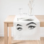 - Runner-5096-1 - Realhomes Realhomes Beyaz Zeminde Kirpik Motifli Özel Tasarım Runner Realhomes