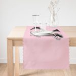 - Runner-5096pembe-1 - Realhomes  Pembe Zeminde Kirpik Motifli Özel Tasarım Runner Realhomes