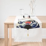 Yelpazali Japan Kadın Motifli Dekoratif Runner Realhomes