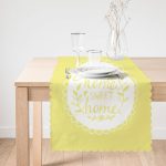 Home Sweet Home Dijital Baskılı Dekoratif Runner Realhomes