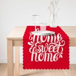 - Runner-516-1 - Realhomes  Home Sweet Home Dijital Baskılı Dekoratif Runner Realhomes
