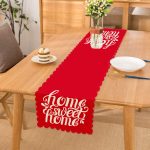 - Runner-516 - Realhomes  Home Sweet Home Dijital Baskılı Dekoratif Runner Realhomes