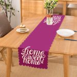 - Runner-518 - Realhomes  Home Sweet Home Dijital Baskılı Dekoratif Runner Realhomes