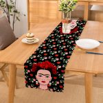 - Runner-5214 - Realhomes  Özel Tasarım Frida Dijital Baskılı Runner Realhomes