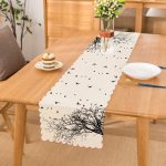 - Runner-5227 - Realhomes  Ağaç Dalı Kuş Tasarımlı Dijital Baskılı Runner Realhomes