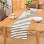 - Runner-5237gri - Realhomes  Gri Çizgili Motifli Dekoratif Modern Runner Realhomes