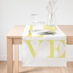 - Runner-528-1 - Realhomes  Aşk Temalı Dijital Baskılı Dekoratif Runner Realhomes