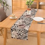 - Runner-5283 - Realhomes Leopar Baskılı Ikat Desenli Modern Runner Realhomes