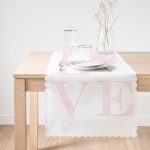 - Runner-531-1 - Realhomes  Aşk Temalı Dijital Baskılı Dekoratif Runner Realhomes